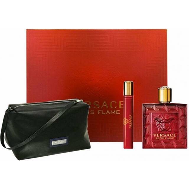 Versace Eros Flame Gift Set 3pc Gift Set